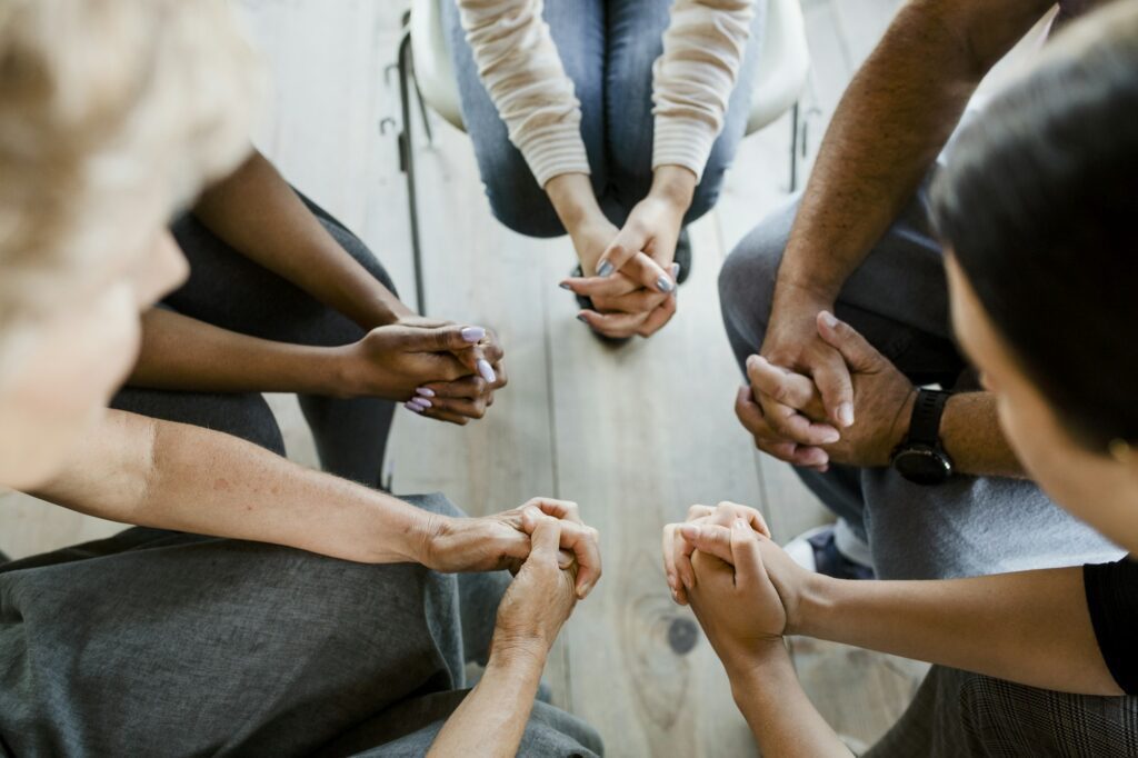 Prayer group session